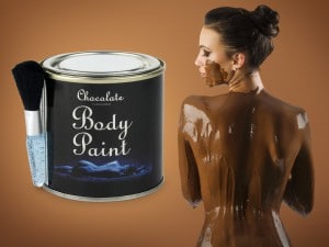 Chokolade body paint
