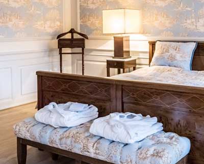 Et slotsophold på Skjoldenæsholm Hotel er romantisk og hyggeligt